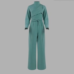 Elegant Teal Jumpsuit NEW WITHOUT TAG